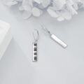 wholesale 925 Sterling Silver Piano Keyboard Earrings Sport and Music Lover s for Women Men-0-1