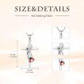 wholesale Infinity Cross Necklace For Women 925 Sterling Silver Cross Animal Necklace Religious Pendant Christian Jewelry Birthday Christmas Gifts For Women -0-1