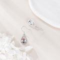 wholesale 925 Sterling Silver Sports Themed Teardrop Dangle Earrings with Bowling Pins and Ball Design for Women-0-3