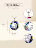 TOUPOP Sterling Silver Stethoscope Caduceus RN Nurse Pendant Necklace-0-4