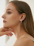 wholesale 925 Sterling Silver Butterfly Marquise Cz Opalite Drop Earrings White Gold Plated-0-1