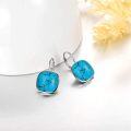 wholesale Sterling Silver Austrian Crystal Hypoallergenic Leverback Earrings Women s Gift-0-59
