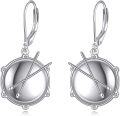 wholesale 925 Sterling Silver Drum and Drumsticks Earrings Sport Lover Music Lover s for Women Men-0-0