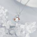 wholesale 925 Sterling Silver Pumpkin Ghost Bat Pendant Necklace for Women Girls Halloween Gifts Jewelry-0-3