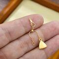 wholesale 18K Gold Nickel-Free Lead-Free Hypoallergenic Jewelry Extender Chain 1-6 Inch Lobster Clasp-0-2