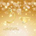 wholesale 14K Gold Diamond Heart Infinity Love Cross Triangle Lightening Daisy Huggie Hoop Earrings for Women-0-5