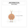 wholesale 925 Sterling Silver Winged Sunflower Pendant Necklaces for Women Girls Gifts-0-4