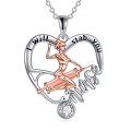 wholesale 925 Sterling Silver Pin-Up Girl Nurse Theme Pendant Necklace for Women-0-0