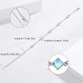 wholesale 925 Sterling Silver Rainbow Moonstone Bracelet Wholesale With Clasp-0-5