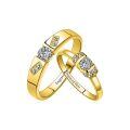 TOUPOP 14K Gold Moissanite Personalized Wedding Ring Sets For Women-0-5
