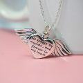 wholesale Sterling Silver Crystal Heart Urn Necklace for Ashes Memorial Keepsake Pendant-0-9