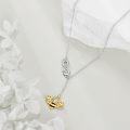 wholesale 925 Sterling Silver Infinity & Honeybee Lariat Necklace for Women and Teens-0-2