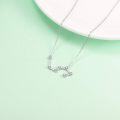 wholesale 925 Sterling Silver Austrian Crystal Zodiac Pendant Necklace - 12 Constellations Astrology s for Women-0-1