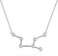 wholesale 925 Sterling Silver Austrian Crystal Zodiac Necklace - 12 Constellations Astrology s for Women-0-0