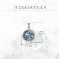 wholesale 925 Sterling Silver Abalone Shell Anchor & Cross Pendant Necklace for Women and Men-0-3