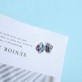 wholesale 925 Sterling Silver & Austrian Crystal Love Earrings - Hypoallergenic Gift for Women-0-2