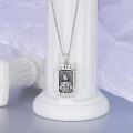 wholesale 925 Sterling Silver Religious Pendant with St. Michael the Archangel Image and Cross Design on Rectangular Shape Medallion - Includes an 18+2  Cable Chain (Total Length: 20)-0-1
