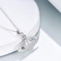 wholesale TOUPOP Sterling Silver Saturn Necklace Opal Moonstone Planet Saturn Jewelry Gifts For Women Teens Birthday -0-2