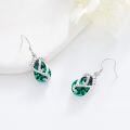 wholesale 925 Sterling Silver Birthstone Drop Dangle Earrings for Women Gifts-0-2