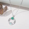 wholesale 925 Sterling Silver Claddagh Clover Heart Celtic Knot Pendant Irish Jewelry-0-1