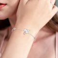 wholesale 925 Sterling Silver & Crystal Cute Pig Bracelet - Adjustable Lucky Charm Gift for Women, Christmas, Birthday, Anniversary-0-2