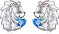 wholesale 925 Sterling Silver Blue Heart Hedgehog Stud Earrings for Women-0-0