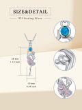 wholesale Dance Necklace For Women Sterling Silver Ballerina Necklace Ballet Pendant Ballerina Jewelry Christmas Gifts For Women Mom Daughter Sister Friends -0-4