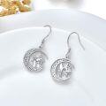 wholesale 925 Sterling Silver Bunny Moon Drop Earrings for Women and Girls-0-2