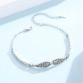 wholesale 925 Sterling Silver Angel Wings Bracelet for Women Men Adjustable Inspirational Guardian s-0-6