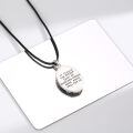 wholesale 925 Sterling Silver Oval St Cecilia Religious Medal Prayer Jewelry for Women Men-0-2
