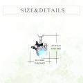 wholesale 925 Sterling Silver French Bulldog Opalite Gemstone Pendant Necklace for Women Gifts-0-5