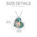 wholesale 925 Sterling Silver Heart Pendant With Ballet Dancer And Mother Of Pearl-0-4