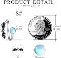 wholesale 925 Sterling Silver Adjustable Halloween Bat Spider Open Ring Jewelry Gift-0-2