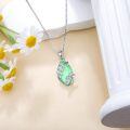 wholesale 925 Sterling Silver Pendant With Blue Turquoise Dragonfly Design-0-1