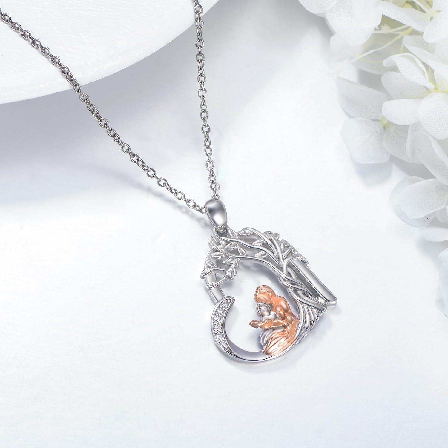 Sterling Silver Book Pendant Necklace for Women Library Gifts for Librarians Book Lovers-0-2