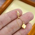 wholesale 18K Gold (Au750) Nickel-Free Hypoallergenic Jewelry Extender Chain - 1/2/3/4/5/6 Inch Lobster Clasp for Necklace Bracelet Anklet -0-2
