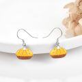 wholesale 925 Sterling Silver Cupcake Drop Dangle Earrings for Women Girls Autumn -0-3