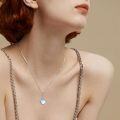 wholesale Sterling Silver Natural Stone Irish Celtic Teardrop Pendant Necklace-0-7