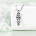 wholesale 925 Sterling Silver Tree of Life Bullet Cremation Keepsake Pendant Necklace for Ashes Memory Gifts-0-2