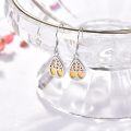wholesale 925 Sterling Silver Orange Fire Opal Teardrop Tree of Life Dangle Hooks for Women-0-4