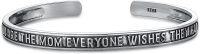 wholesale Sterling Silver Poiuy Inspirational Strength Mantra Cuff Bracelet Set-for mom-3