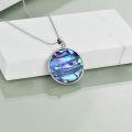 wholesale 925 Sterling Silver Abalone Shell Tree of Life Pendant Necklace for Women Christmas s-0-2