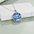 wholesale 925 Sterling Silver Abalone Shell Tree of Life Pendant Necklace for Women Christmas s-0-2
