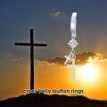 wholesale 925 Sterling Silver 5A Zircon Cross Belly Button Ring - Hypoallergenic Gothic Navel Piercing Jewelry for Women-0-3
