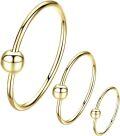 wholesale Gold 925 Sterling Silver Small Ball Studs Minimalist Hoop Earrings for Women - Hypoallergenic Jewelry Set of 6 Pairs-0-5
