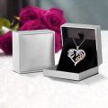 TOUPOP Sterling Silver & Mom's Birthstone Necklace For Women-0-5