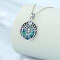 wholesale 925 Sterling Silver Butterfly Pendant Necklace With Abalone Shell Moonstone Detail-0-3
