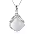 wholesale 925 Sterling Silver Moonstone Lapis Larimar Moss Agate Teardrop Filigree Pendant-0-33