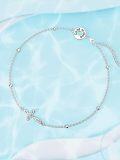 wholesale 925 Sterling Silver Cross Charm Adjustable Bracelet for Women and Girls Gift-0-4