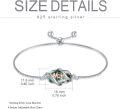 wholesale 925 Sterling Silver Opal Mom Charm Bolo Bracelet for Women-0-35
